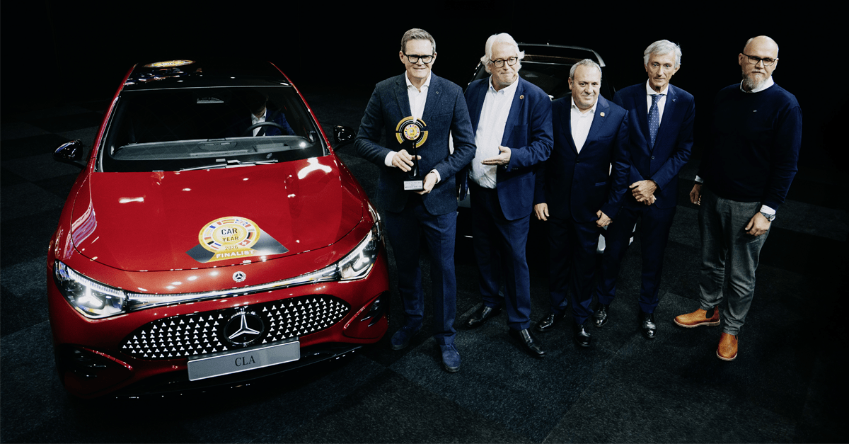 Le Mercedes CLA sacré "Voiture de l'année 2026" ! Mercedes-Benz remporte pour la deuxième fois le prestigieux prix "Car of the Year".