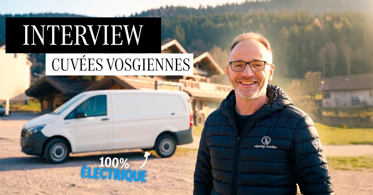 Témoignage de notre client Les Cuvées Vosgiennes sur son Vito 100% électrique !