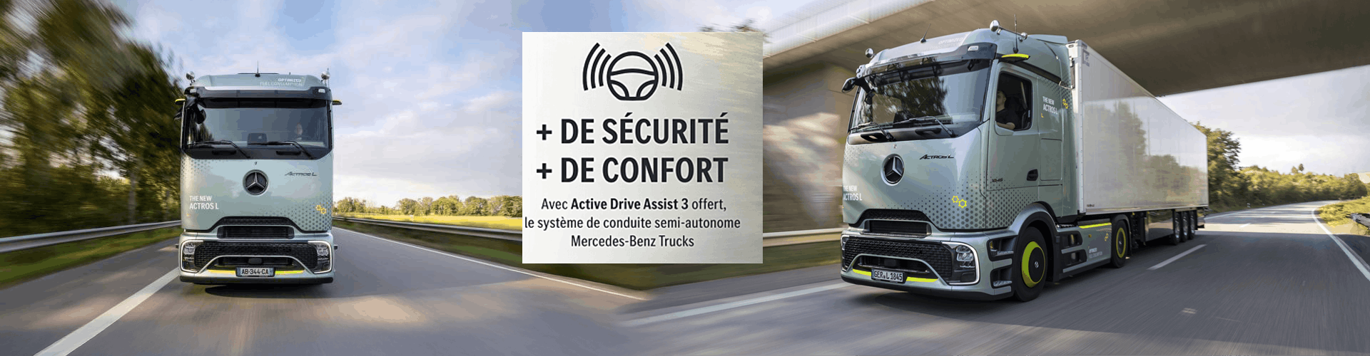 Profitez du nouvel Actros L ProCabin à partir de 1990€/mois*