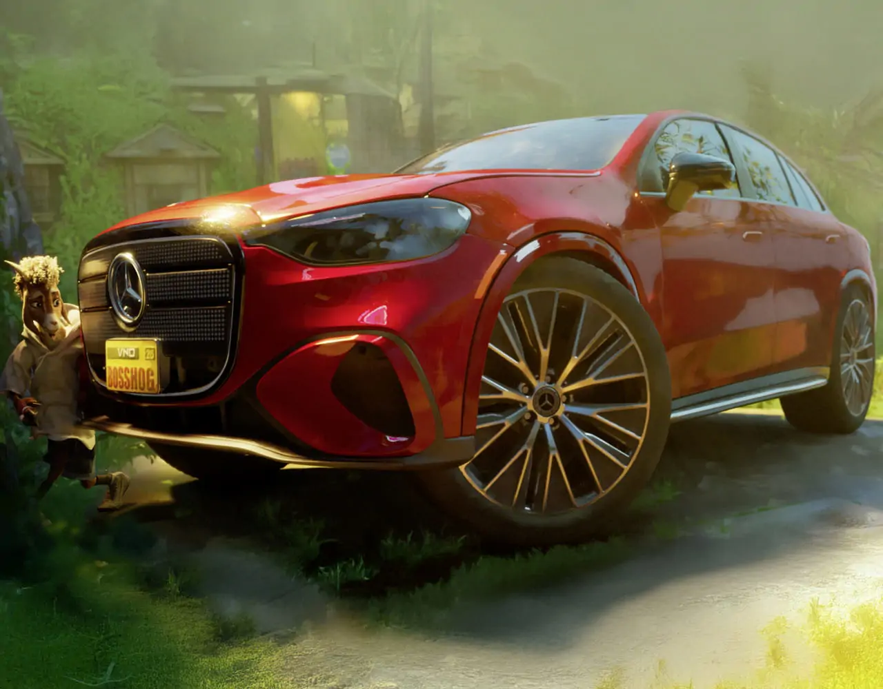 Nouveau Mercedes GLC dans le film "Goat"