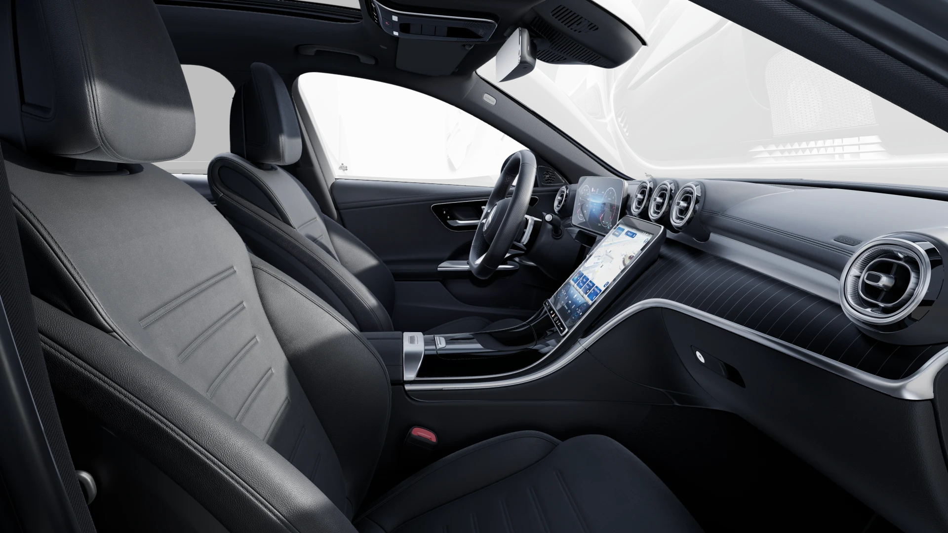 Image Mercedes-Benz CLASSE C BREAK Classe C 220 d Break AMG Line Pack Sport Noir