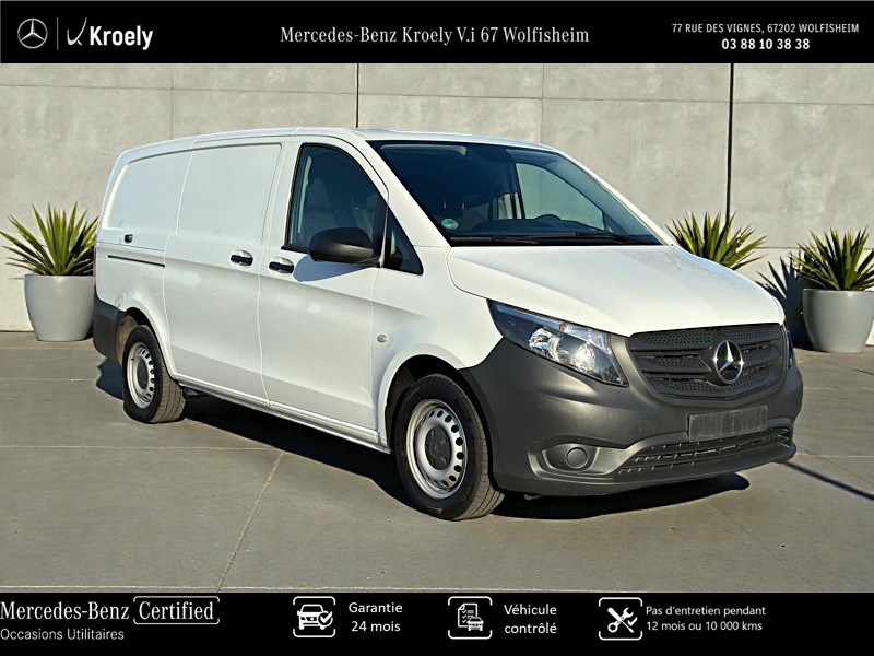 Photo Mercedes-Benz VITO FOURGON 114 CDI Fourgon Long BVA 136CH 25900euro HT Garantie 24 mois Mercedes Certified
