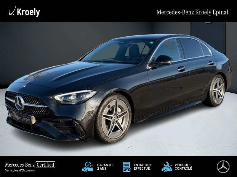Photo Mercedes-Benz CLASSE C BERLINE 200 d AMG Line 2.0 163 9G-TRONIC Toit ouvrant DIGITAL Light Carplay Angle mort Sièges av elect Affic