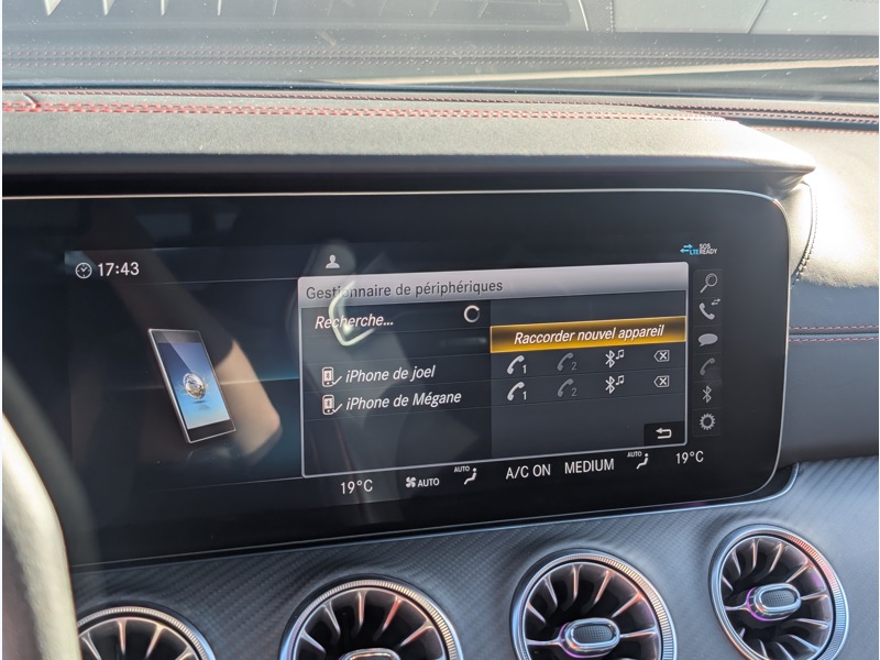 Image Mercedes-Benz AMG GT Mercedes- 63 S 4MATIC+ AMG SIEGES ELECTRIQUES MEMOIRES CHAUFFANTS DISTRONIC HARMAN KARDON AIRMATIC H