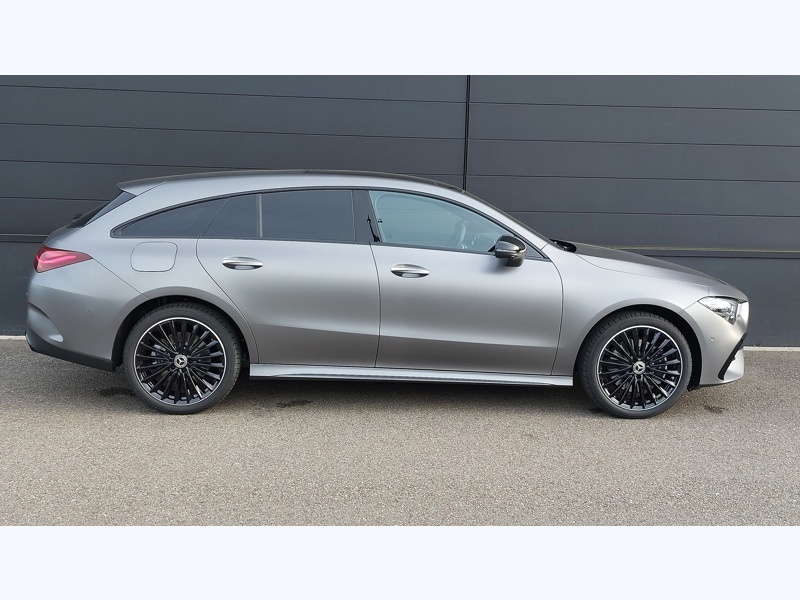 Image Mercedes-Benz CLA SHOOTING BRAKE 250 e Hybrid EQ Shooting Brake  AMG Line  Pack Sport Black  Pack Hiver  Gris montagne magno MANUFAKT