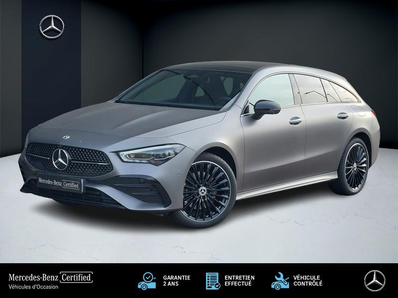 Photo Mercedes-Benz CLA 250 e Hybrid EQ Shooting Brake  AMG Line  Pack Sport Black  Pack Hiver  Gris montagne magno MANUFAKT