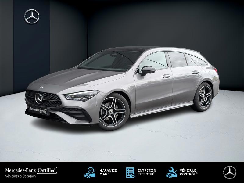 Photo Mercedes-Benz CLA 180 Shooting Brake AMG Line TO SIEGES ELECTRIQUES MEMOIRES CHAUFFANTS MULTIBEAM CAMERA 360 HUD
