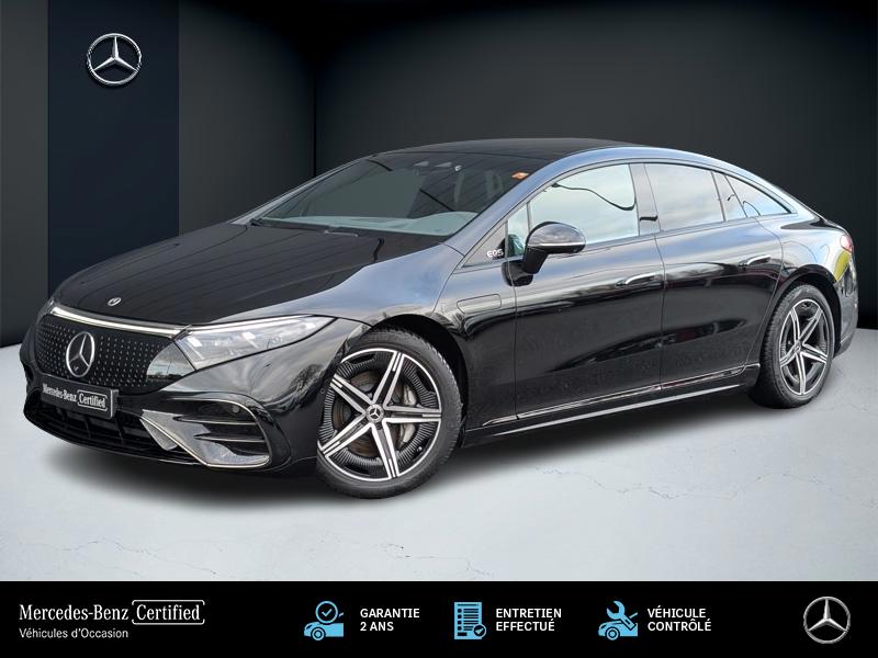 Photo Mercedes-Benz EQS BERLINE 580 4MATIC Berline  AMG LINE TO SIEGES AVANTS ELECTRIQUES MEMOIRES CHAUFFANTS VENTILES AIRMATIC BURM