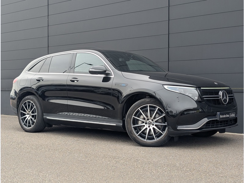 Image Mercedes-Benz EQC 400 4MATIC AMG LINE TO BURMESTER SIEGES ELECTRIQUES MEMOIRES CHAUFFANTS CAMERA 360 HUD DISTRONIC MUL
