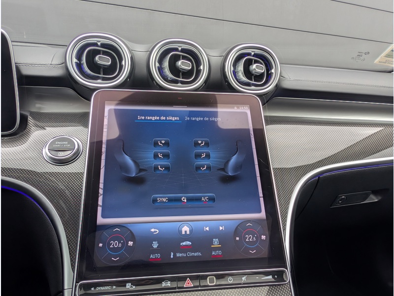 Image Mercedes-Benz CLASSE C 220 d Berline AVANTGARDE LINE TO BURMESTER SIEGES ELECTRIQUES MEMOIRES CHAUFFANTS DISTRONIC CAMERA 3