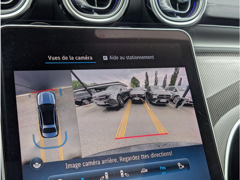 Image Mercedes-Benz CLASSE C 220 d Berline AVANTGARDE LINE TO BURMESTER SIEGES ELECTRIQUES MEMOIRES CHAUFFANTS DISTRONIC CAMERA 3