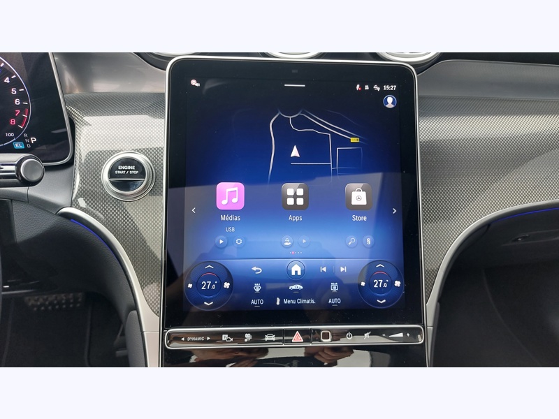 Image Mercedes-Benz GLC COUPÉ GLC 300 e Hybrid EQ AMG LINE Apple CarPlay Android Auto  Pack Sport Noir Sièges chauffants à l'arriè