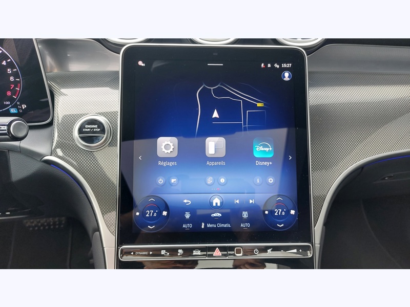 Image Mercedes-Benz GLC COUPÉ GLC 300 e Hybrid EQ AMG LINE Apple CarPlay Android Auto  Pack Sport Noir Sièges chauffants à l'arriè