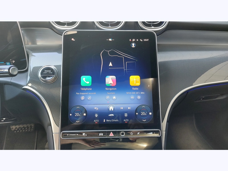 Image Mercedes-Benz GLC COUPÉ GLC 220 d 4MATIC Coupé AMG Line Pack d'assistance à la conduite Plus  Pack Sport Black Apple CarPlay