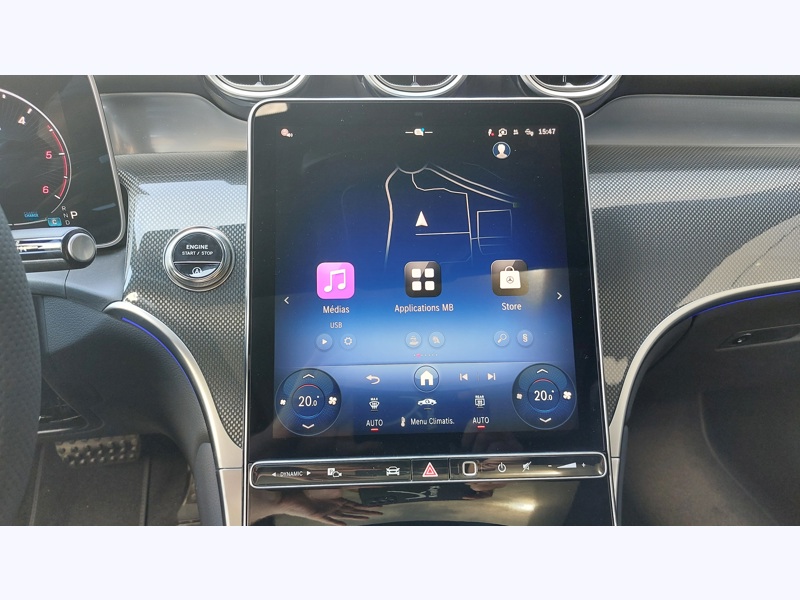 Image Mercedes-Benz GLC COUPÉ GLC 220 d 4MATIC Coupé AMG Line Pack d'assistance à la conduite Plus  Pack Sport Black Apple CarPlay