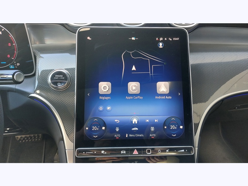 Image Mercedes-Benz GLC COUPÉ GLC 220 d 4MATIC Coupé AMG Line Pack d'assistance à la conduite Plus  Pack Sport Black Apple CarPlay