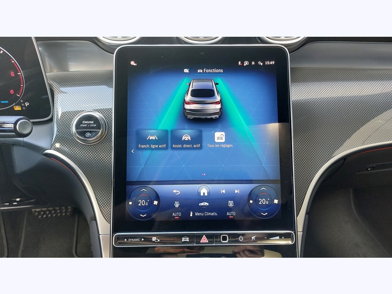 Image Mercedes-Benz GLC COUPÉ GLC 220 d 4MATIC Coupé AMG Line Pack d'assistance à la conduite Plus  Pack Sport Black Apple CarPlay