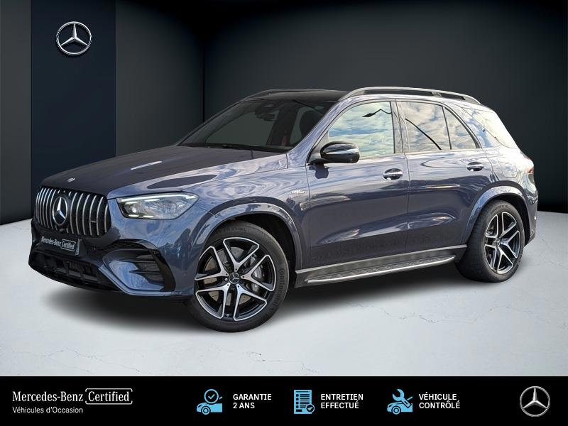 Photo Mercedes-Benz GLE 53 Hybride 4MATIC+ AMG TO SIEGES ELECTRIQUES MEMOIRES CHAUFFANTS BURMESTER AIRMATIC CAMERA 360 HUD