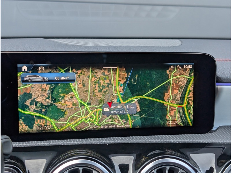 Image Mercedes-Benz CLA SHOOTING BRAKE 250 e AMG LINE INTEGRATION SMARTPHONE CAMERA 360 ANGLE MORT KEYLESS GO MULTIBEAM SIEGE ELECTRIQUE TO