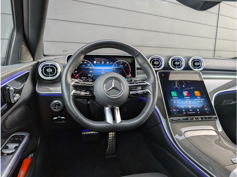 Image Mercedes-Benz CLASSE C BERLINE 220 d   AMG LINE TO SIEGES AVANT ELECTRIQUES MEMOIRES CHAUFFANTS INTEGRATION SMARTPHONE CAMERA DE RE