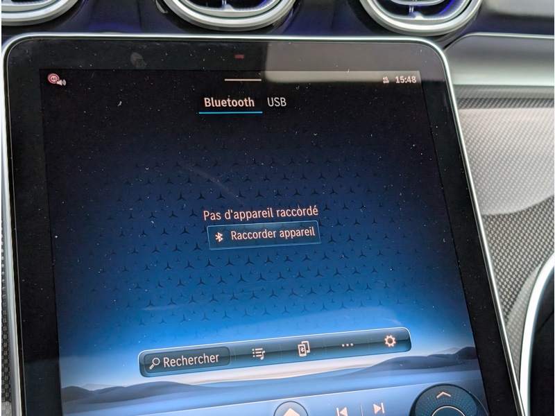 Image Mercedes-Benz CLASSE C BERLINE 220 d   AMG LINE TO SIEGES AVANT ELECTRIQUES MEMOIRES CHAUFFANTS INTEGRATION SMARTPHONE CAMERA DE RE