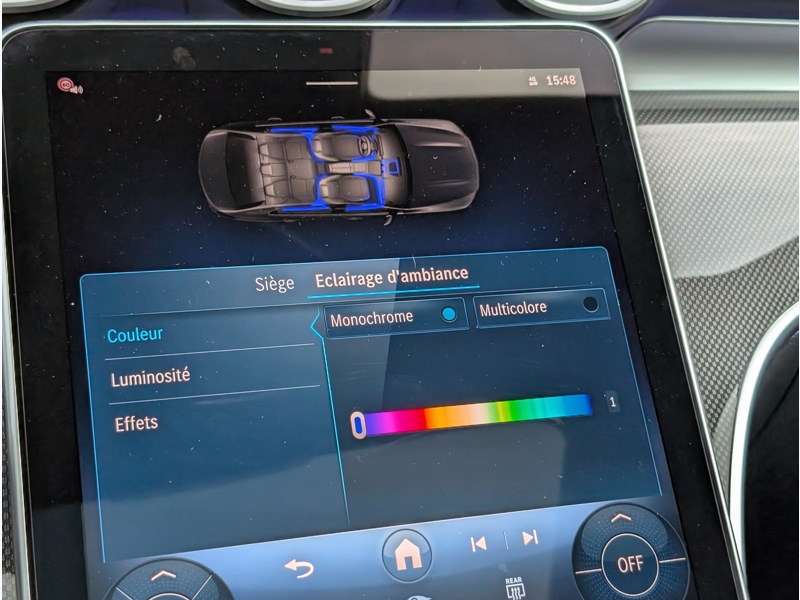 Image Mercedes-Benz CLASSE C BERLINE 220 d   AMG LINE TO SIEGES AVANT ELECTRIQUES MEMOIRES CHAUFFANTS INTEGRATION SMARTPHONE CAMERA DE RE