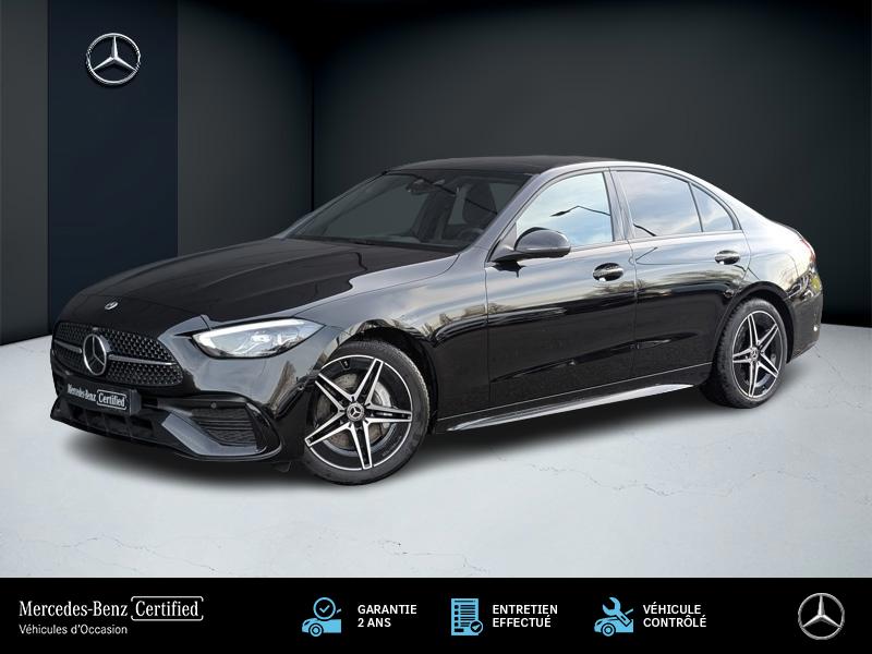 Photo Mercedes-Benz CLASSE C BERLINE 220 d   AMG LINE TO SIEGES AVANT ELECTRIQUES MEMOIRES CHAUFFANTS INTEGRATION SMARTPHONE CAMERA DE RE