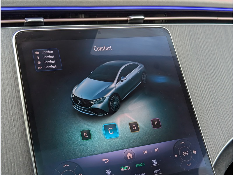 Image Mercedes-Benz EQE BERLINE 350+ AMG LINE TO SIEGES AVANT ELECTRIQUES MEMOIRES CHAUFFANTS INTEGRATION SMARTPHONE DISTRONIC PLUS 