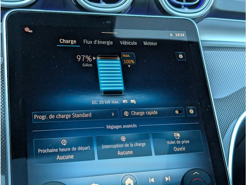 Image Mercedes-Benz CLASSE C BREAK 300 e Hybrid EQ Break  AMG LINE TO SIEGES AVANTS MEMOIRES ELECTRIQUES CHAUFFANTS INTEGRATION SMARTPH