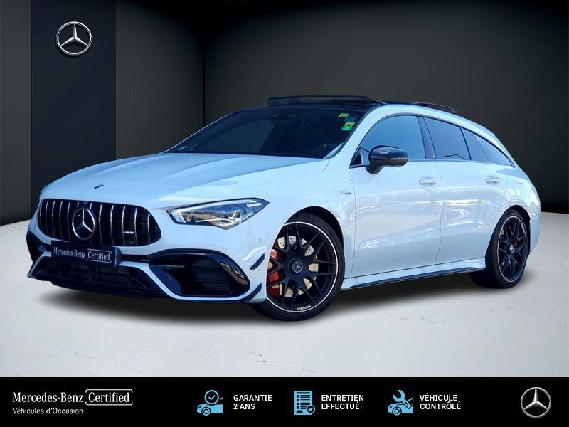 Photo Mercedes-Benz CLA 45 S 4MATIC+ Shooting Brake AMG 2.0 421 ch DCT8 TO SIEGES PERFORMANCES ELECTRIQUES MEMOIRES CHAUFFAN