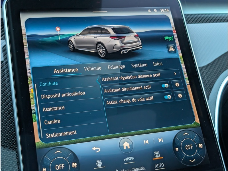 Image Mercedes-Benz CLASSE C Mercedes-AMG C 63 S E PERFORMANCE Break AMG TO SIEGES ELECTRIQUES MEMOIRES CHAUFFANTS BURMESTER CAME