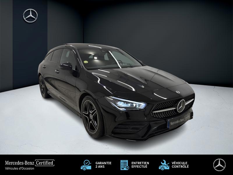 Image Mercedes-Benz CLA SHOOTING BRAKE 200 d AMG Line  Apple CarPlay Toit Ouvrant Full Led Pack Black Attelage