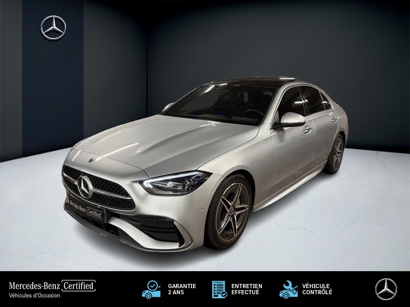 Photo Mercedes-Benz CLASSE C BERLINE 200 d AMG Line  Toit Ouvrant Full Led Apple CarPlay