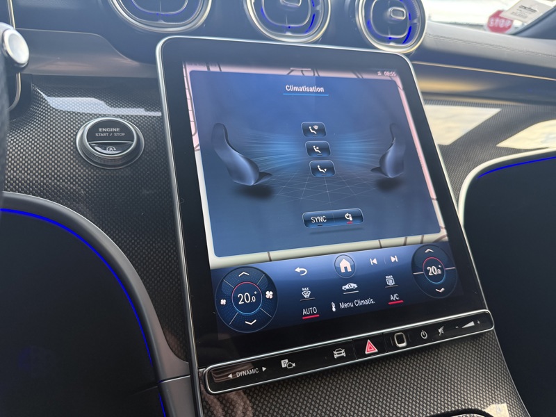 Image Mercedes-Benz CLASSE C BERLINE 220 d Berline AMG Line  Toit Ouvrant Full Led Apple CarPlay Pack Black 