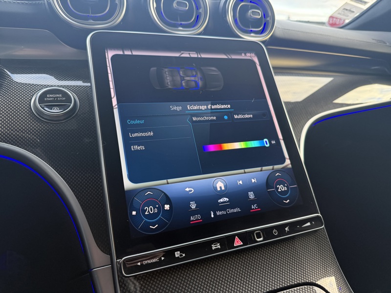 Image Mercedes-Benz CLASSE C BERLINE 220 d Berline AMG Line  Toit Ouvrant Full Led Apple CarPlay Pack Black 