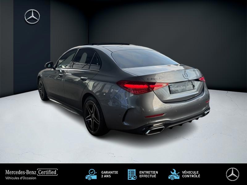 Image Mercedes-Benz CLASSE C BERLINE 220 d Berline AMG Line  Toit Ouvrant Full Led Apple CarPlay Pack Black 