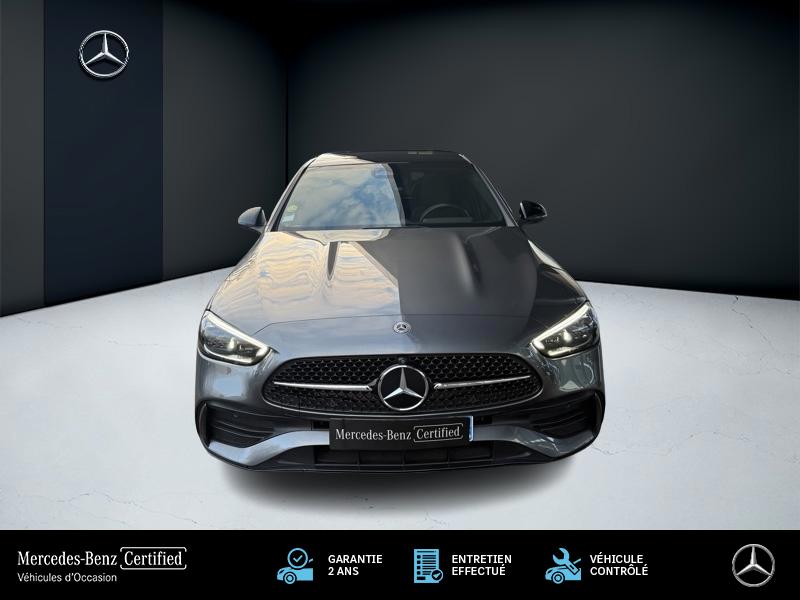 Image Mercedes-Benz CLASSE C BERLINE 220 d Berline AMG Line  Toit Ouvrant Full Led Apple CarPlay Pack Black 
