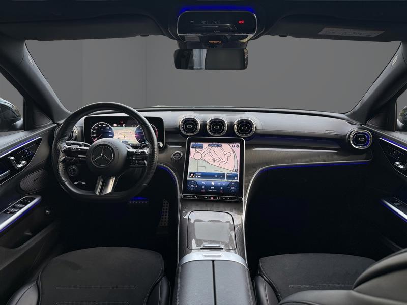 Image Mercedes-Benz CLASSE C BERLINE 220 d Berline AMG Line  Toit Ouvrant Full Led Apple CarPlay Pack Black 