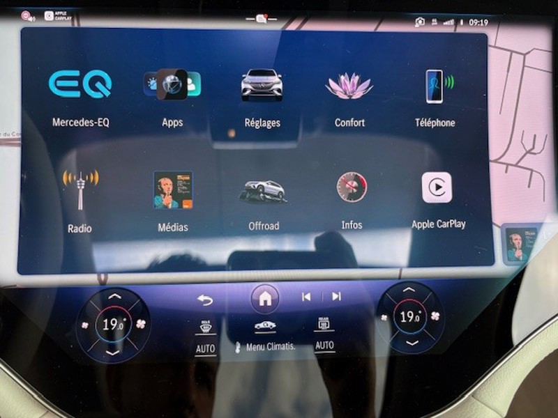 Image Mercedes-Benz EQE SUV 500 4MATIC SUV Electric Art Digital light TO GPS Carplay Caméra 360 Burmester HUD Sièges cuir élec c