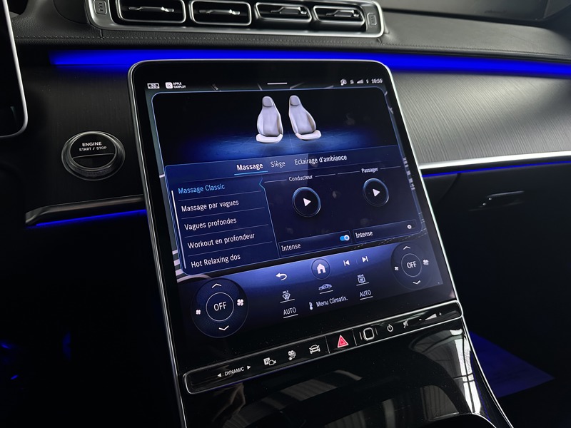 Image Mercedes-Benz CLASSE S 580 e Limousine AMG Line Digital light TO GPS Carplay Caméra 360 Burmester Sièges cuir élec chauff/v