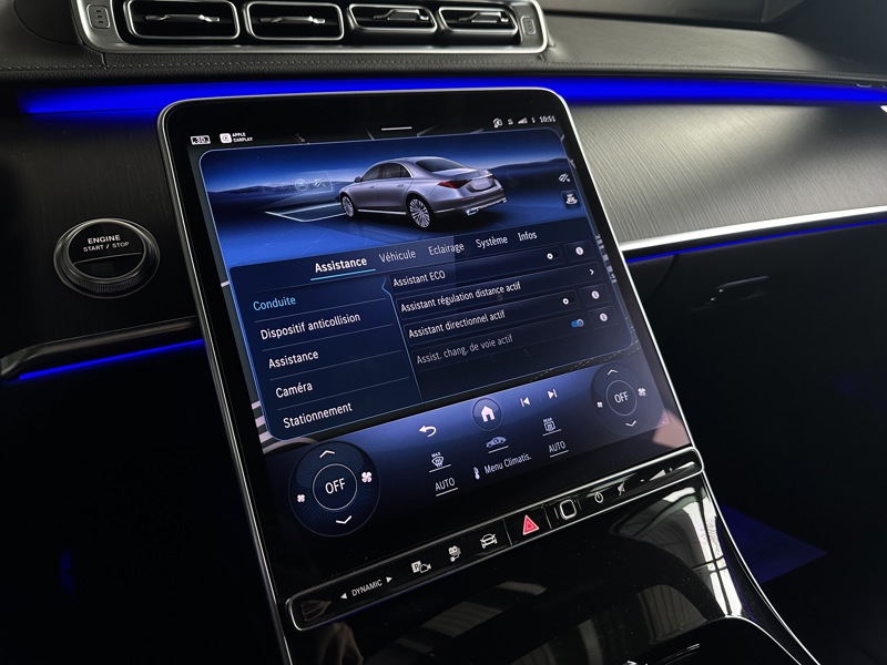 Image Mercedes-Benz CLASSE S 580 e Limousine AMG Line Digital light TO GPS Carplay Caméra 360 Burmester Sièges cuir élec chauff/v
