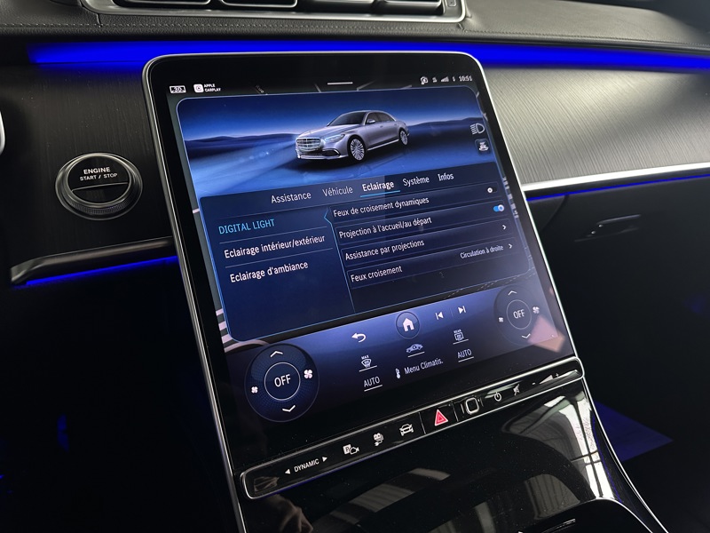 Image Mercedes-Benz CLASSE S 580 e Limousine AMG Line Digital light TO GPS Carplay Caméra 360 Burmester Sièges cuir élec chauff/v