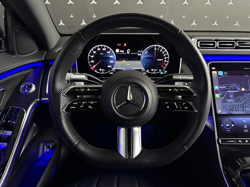 Image Mercedes-Benz CLASSE S 580 e Limousine AMG Line Digital light TO GPS Carplay Caméra 360 Burmester Sièges cuir élec chauff/v
