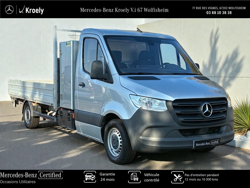 Photo Mercedes-Benz SPRINTER 314 CDI BVM Long plateau +coffre  Garantie 24 mois Mercedes Certified