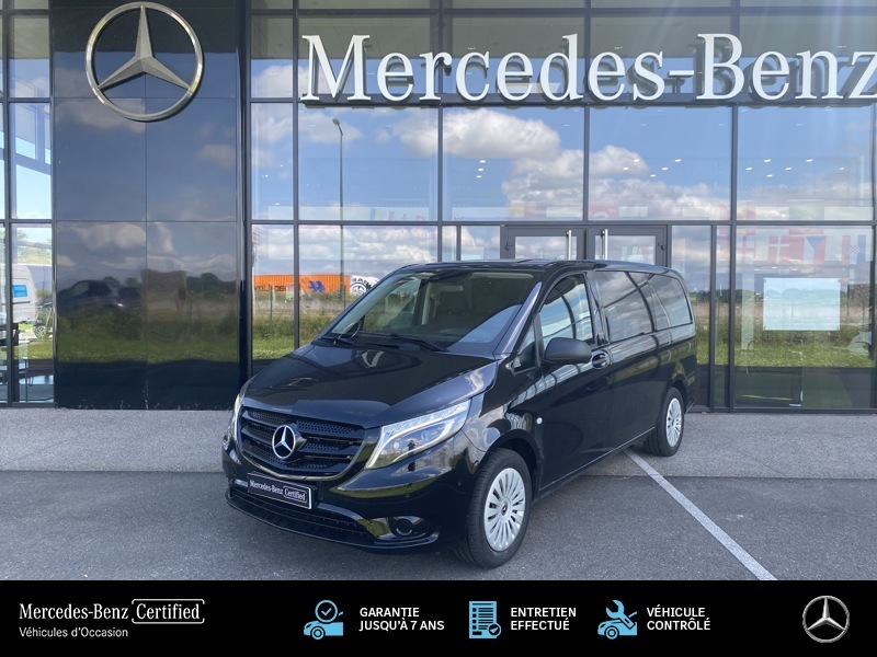 Photo Mercedes-Benz Vito Tourer  124 CDI Pro long 9G-TRONIC 237ch  51990€ HT 9 places Garantie 24 mois Mercedes Certified