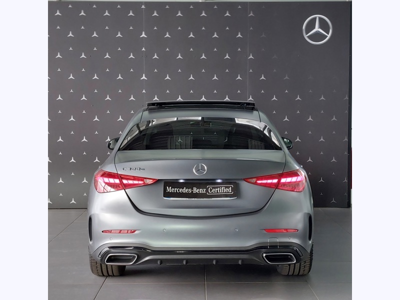 Image Mercedes-Benz CLASSE C BERLINE 300 e Berline AMG line TO GPS Carplay Caméra 360 HUD Sièges cuir élec chauff/ventil Régul Keyless -T