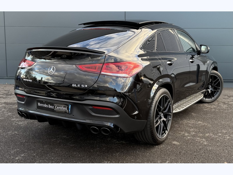 Image Mercedes-Benz GLE COUPÉ 53 4MATIC+ TO GPS Carplay Caméra 360 Burmester Sièges cuir élec chauff/ventil Régul adaptatif Keyles