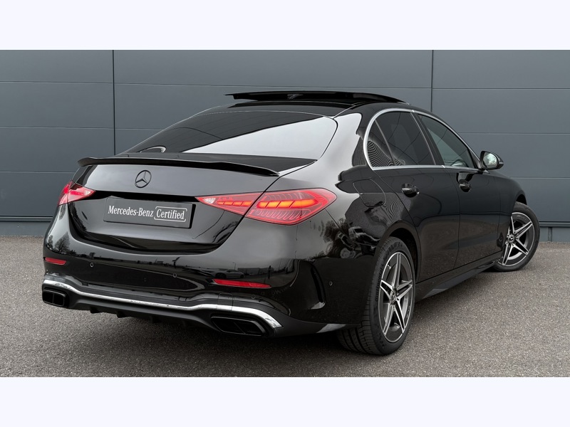 Image Mercedes-Benz CLASSE C C 300 e 2.0 313 AMG Line 9G-TRONIC Full leds TO GPS Carplay Caméra Sièges chauffants Régul Clim auto