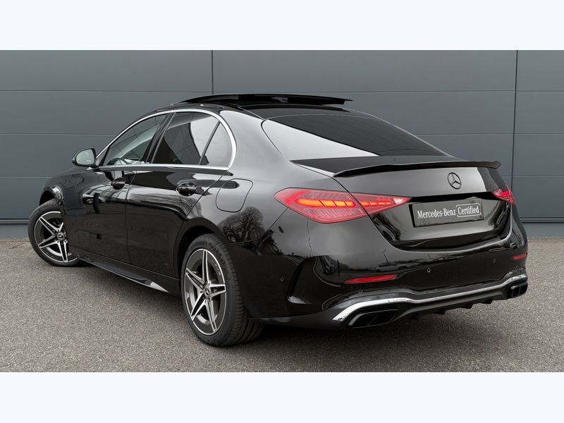 Image Mercedes-Benz CLASSE C C 300 e 2.0 313 AMG Line 9G-TRONIC Full leds TO GPS Carplay Caméra Sièges chauffants Régul Clim auto