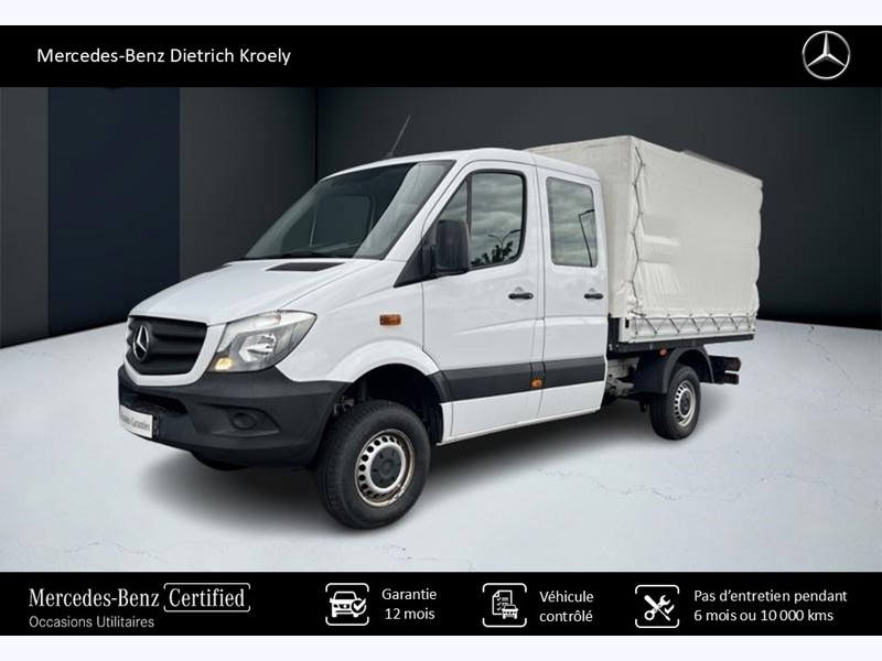 Photo Mercedes-Benz SPRINTER 316 CDI 4x4 Plateau baché / 6 places / BVM  4X4